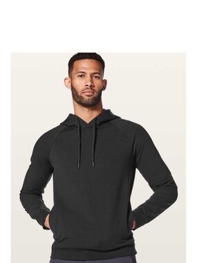 lululemon athletica City Sweat Men's Black Pullover Hoodie